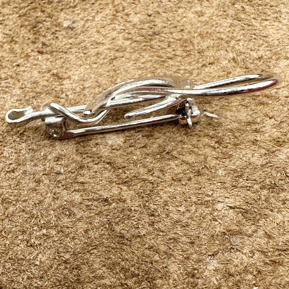 Sterling Silver Equestrian Brooch Pin - Picture 5 of 6